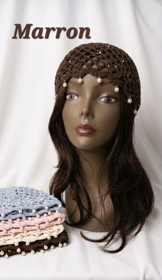 Bonnet en crochet 7 couleur