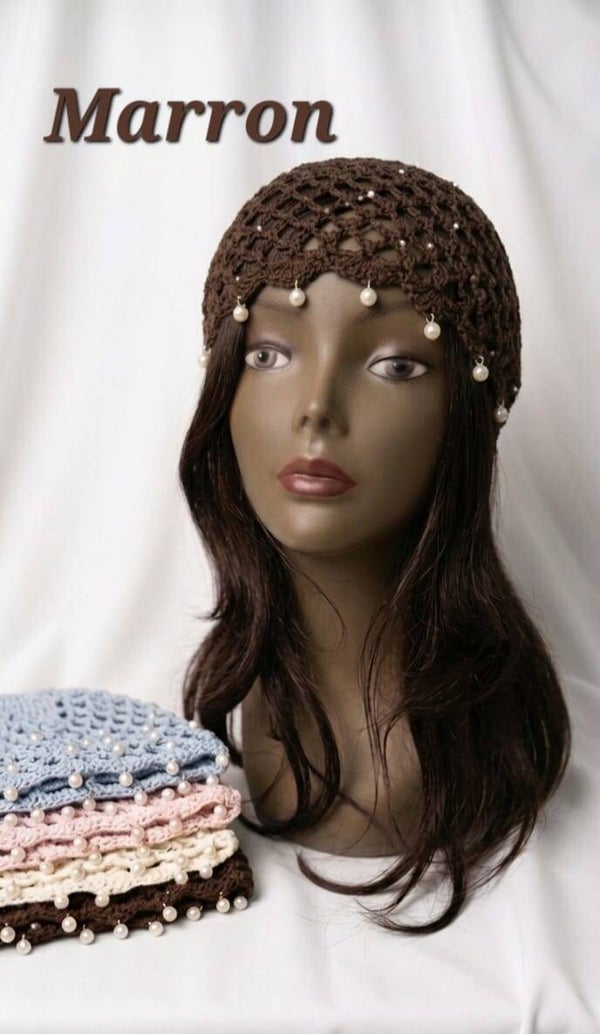 Bonnet en crochet 7 couleur