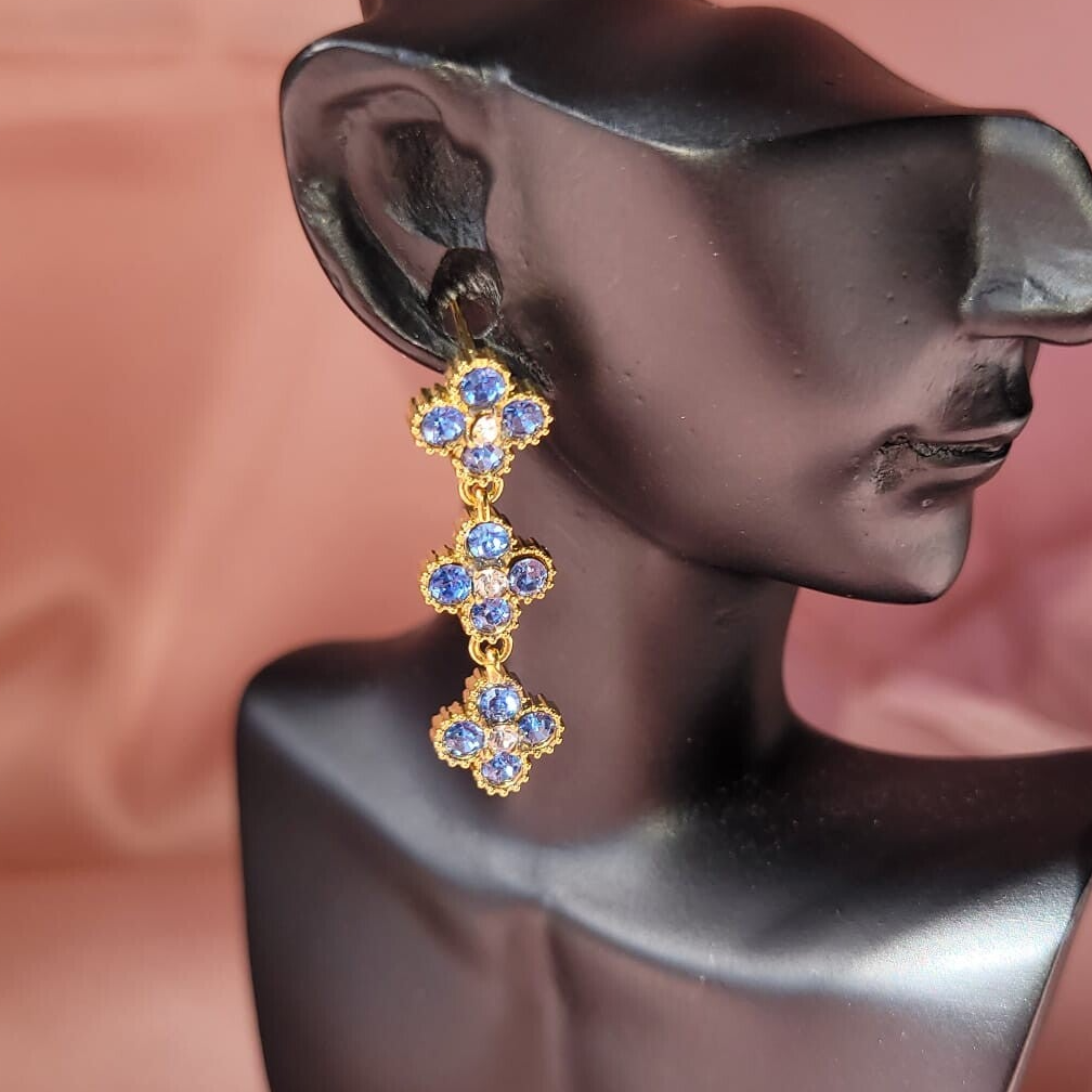 Boucles d'oreilles Princesse Azurine