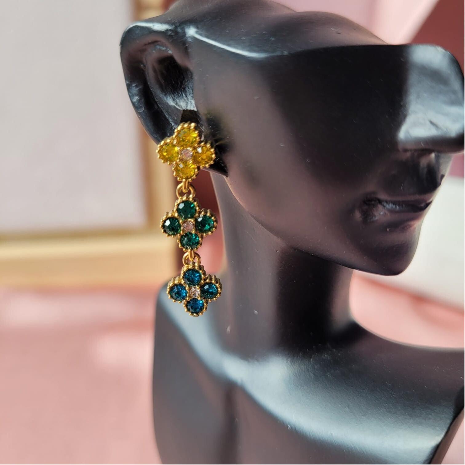 Boucles d'oreilles Princesse Iriséa