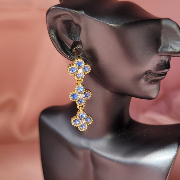 Boucles d'oreilles Princesse Azurine