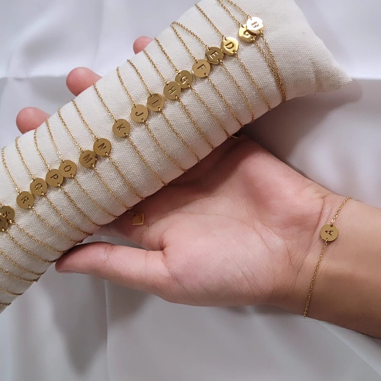 Bracelet Initiale Doré