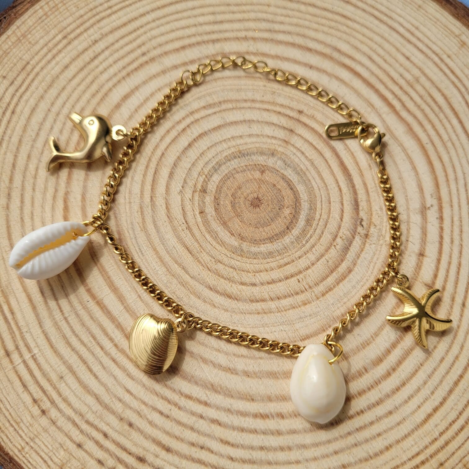 Bracelet breloque Coralie