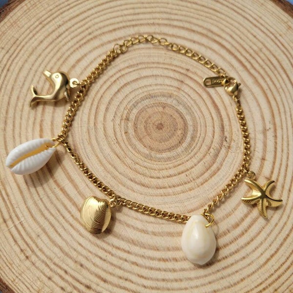 Bracelet breloque Coralie