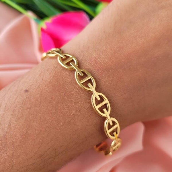 Jonc Elvire en maille marine