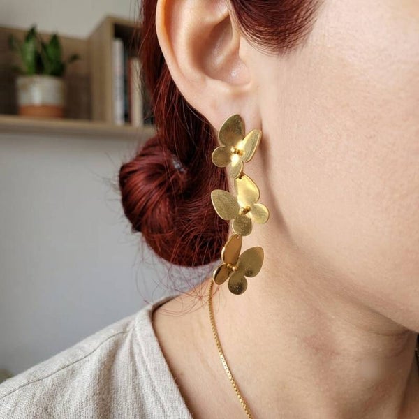 Boucles d'oreilles Papillon