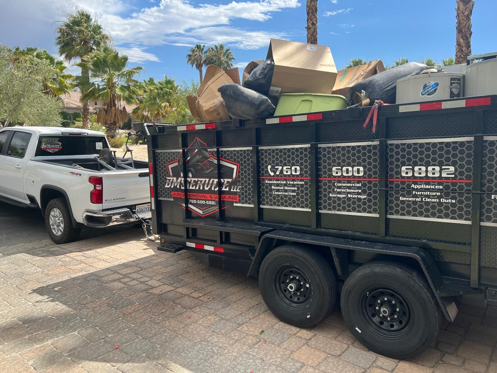 Same-day junk removal service in Coachella Valley by Junk Removal BM Service LLC