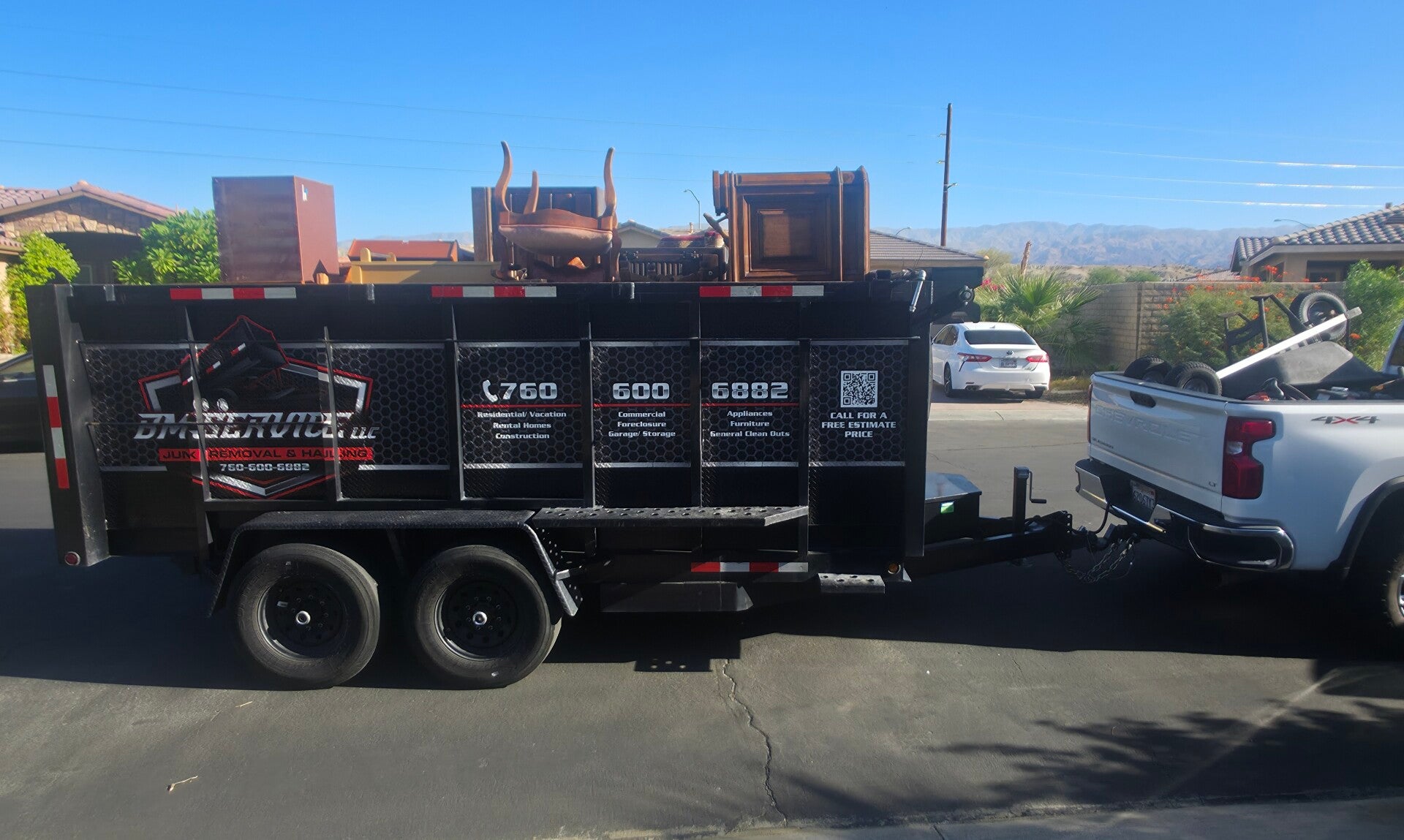 Same-day junk removal service in Coachella Valley by Junk Removal BM Service LLC