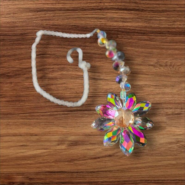 Rainbow AB Flower Suncatcher