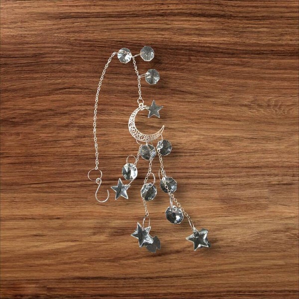 Moon and Star Suncatcher