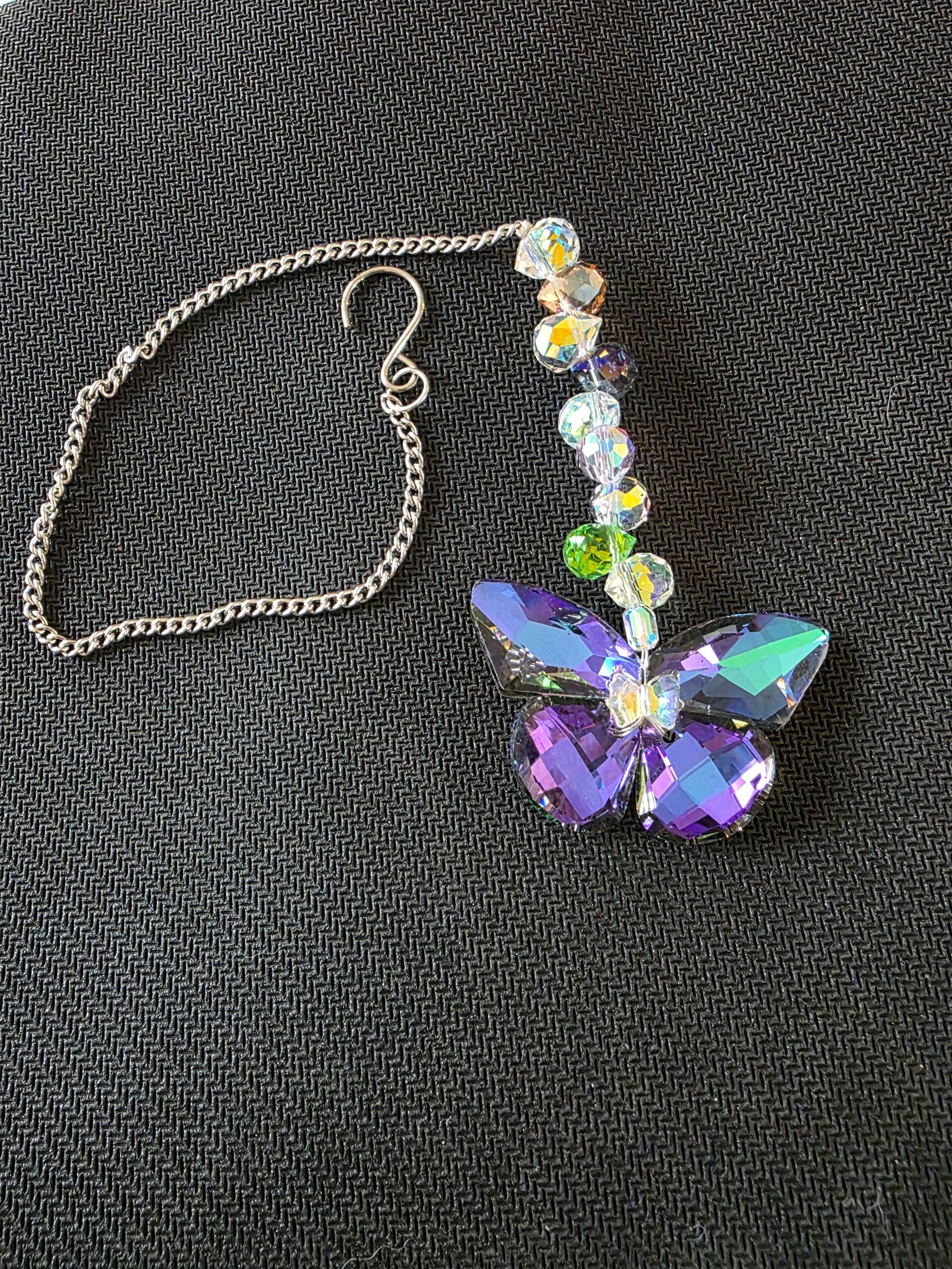 Lighter Purple Butterfly Suncatcher