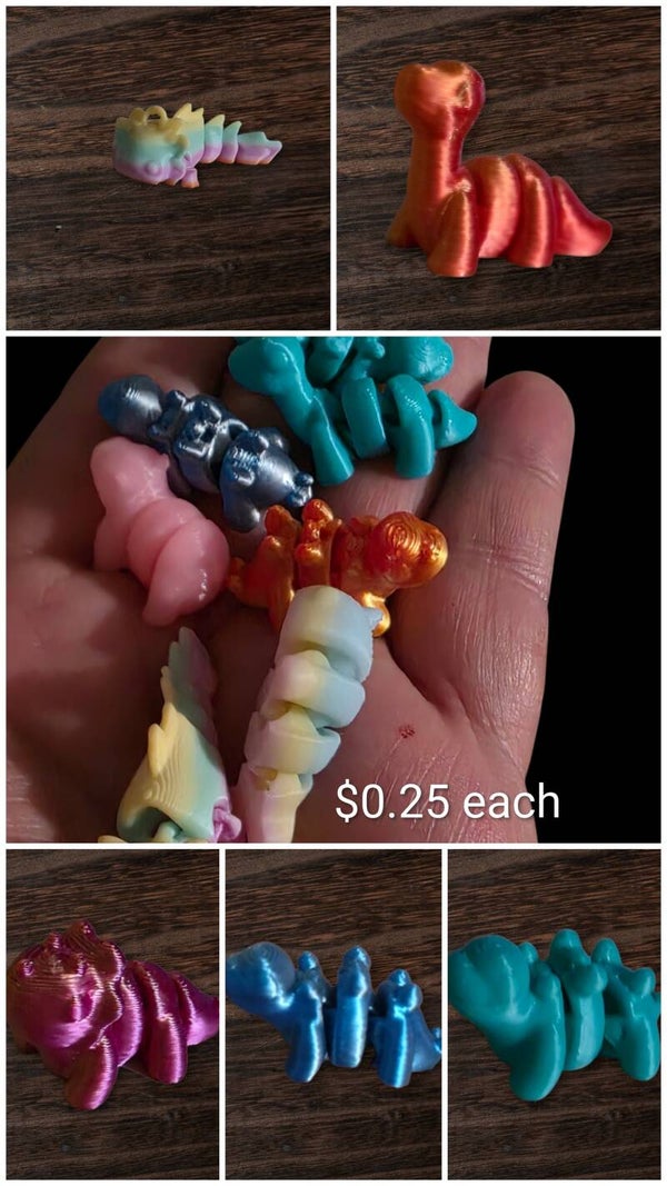 Mini 3D Printed Animals