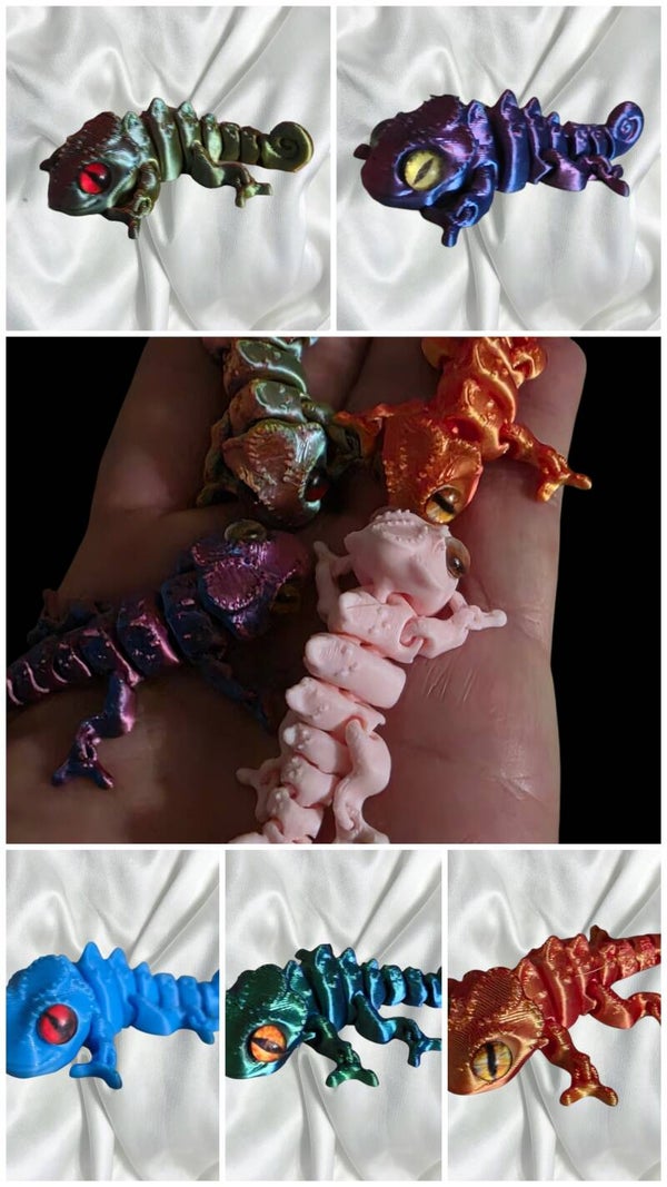 3D Printed Small Lizards
