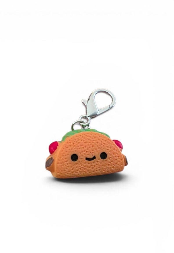 Emotional Support Mini Taco Keychain with Card