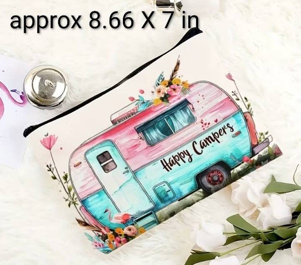 Happy Camper Cosmetic Bag