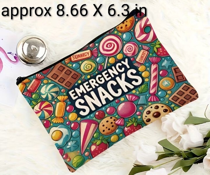 Emergency Snacks Cosmetic Bag