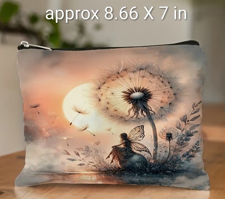 Fairy Dandelion Cosmetic Bag