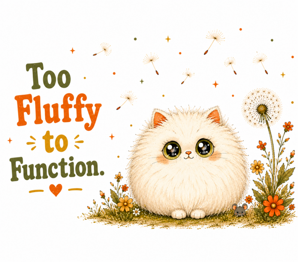 Too Fluffy to Function Mug or Tumbler