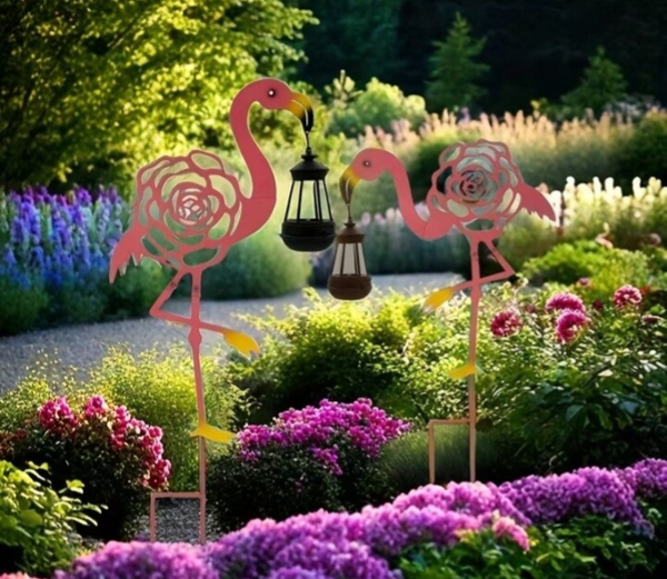 Flamingo Solar Lantern Light