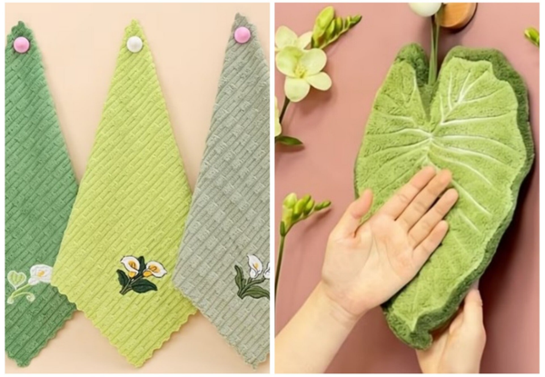 Floral Set of Hand Towels