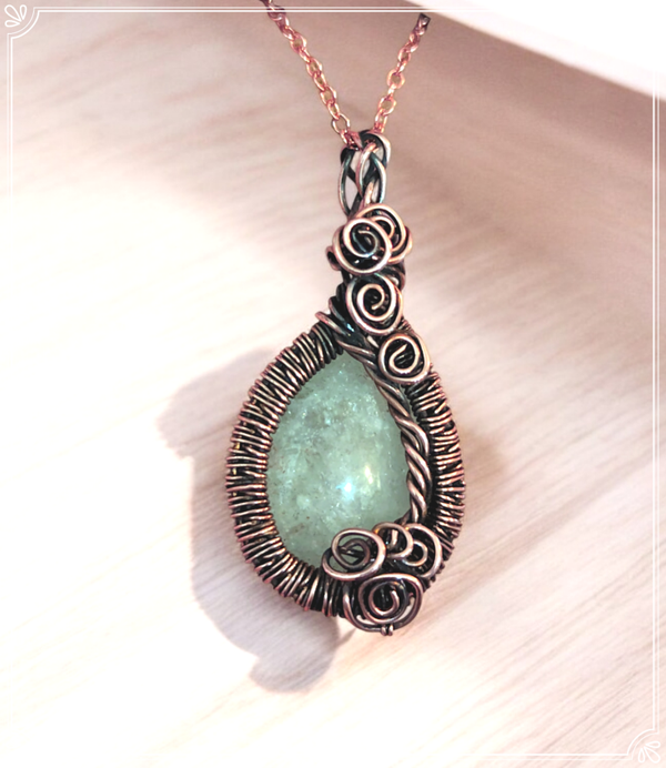 Large Natural Aquamarine Pendant
