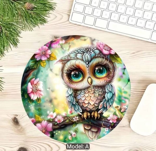 Owl Mouse Pad