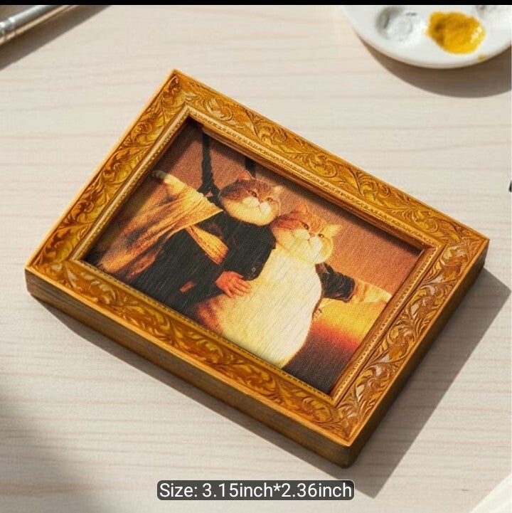 Framed Titanic Kitties Magnet