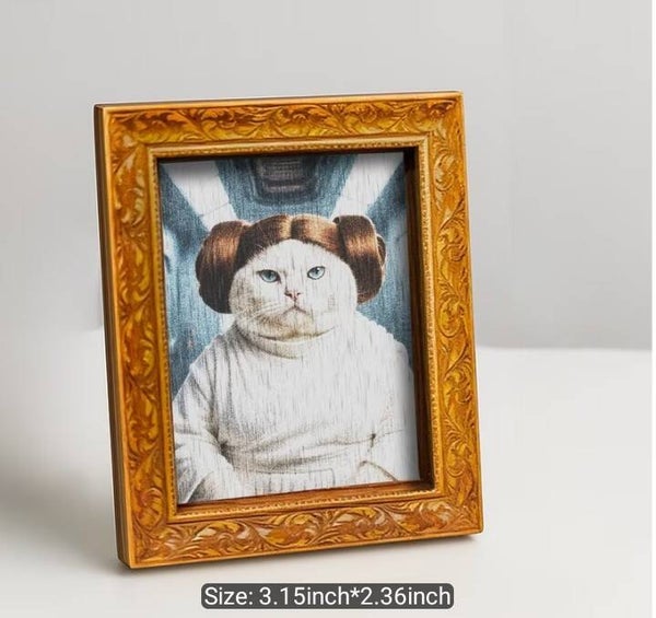 Framed Princess Cat Magnet