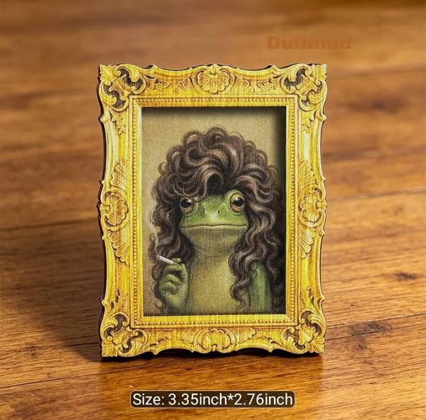 Framed Frog Magnet
