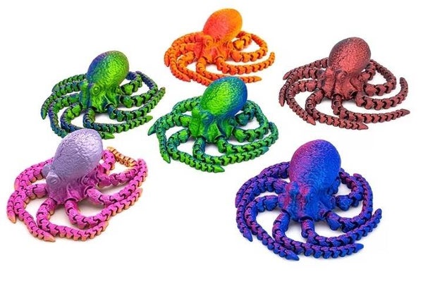 3D Printed Octopuses