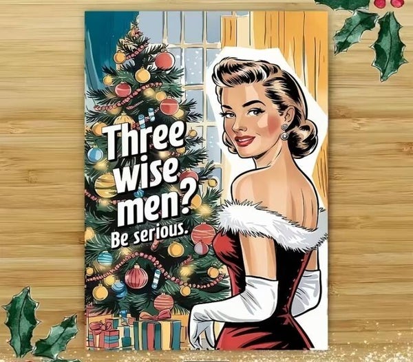 Retro Christmas Card