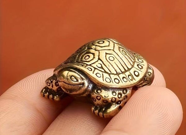 Brass Turtle Figurine