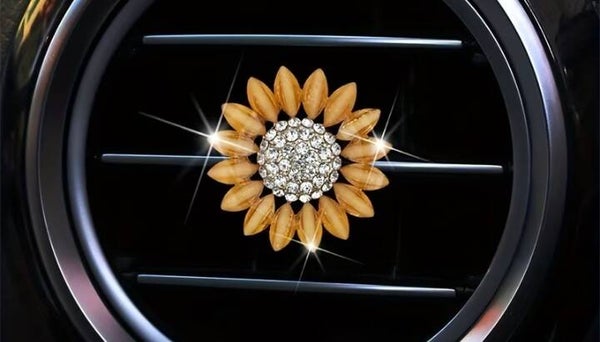 Sunflower Essential Oil Car Clip Freshner