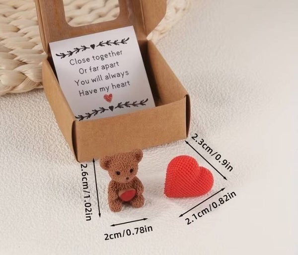 Bear and Heart Small Gift Box