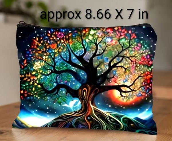 Tree of Life Cosmetic Bag