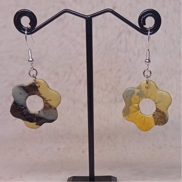 boucles d'oreilles en pâte polymère
