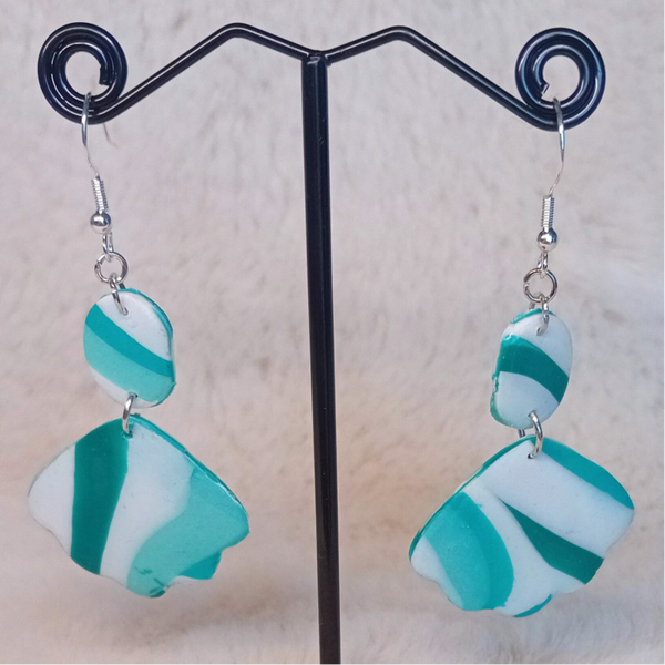 boucles d'oreilles en pâte polymère