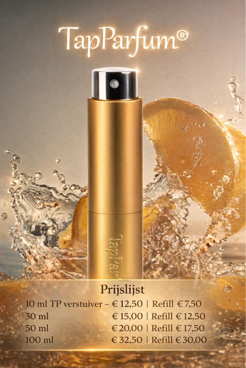 Prijslijst TapParfum