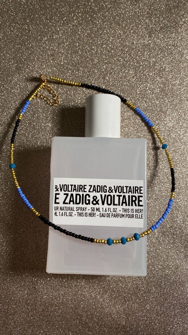 ★ BLUE DIAMANT, necklace