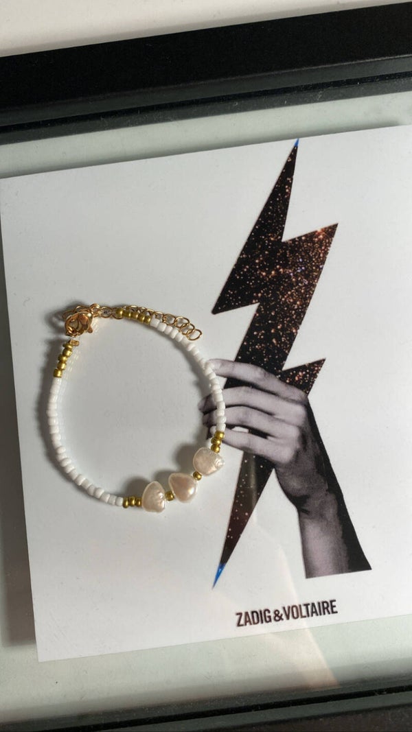 ★ GOSSIP PEARL WHITE, bracelet
