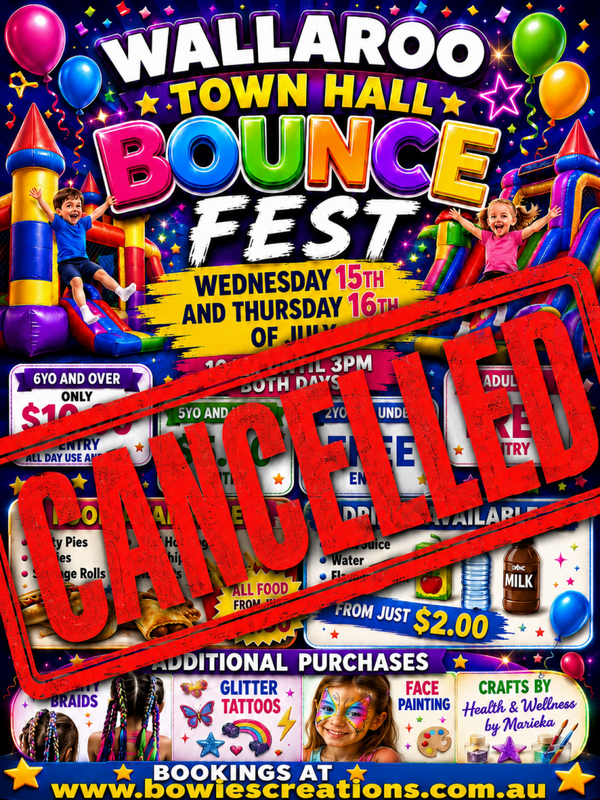 Kids Bounce Fest Thursday 16th July