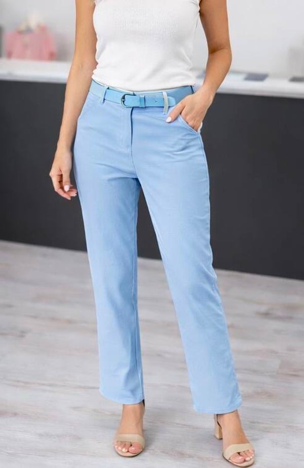 Pantalon: Licht Blauw