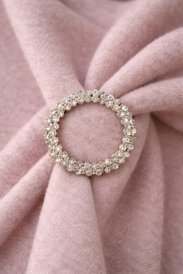 Accessoire: Sjaal en kledingring Glitter