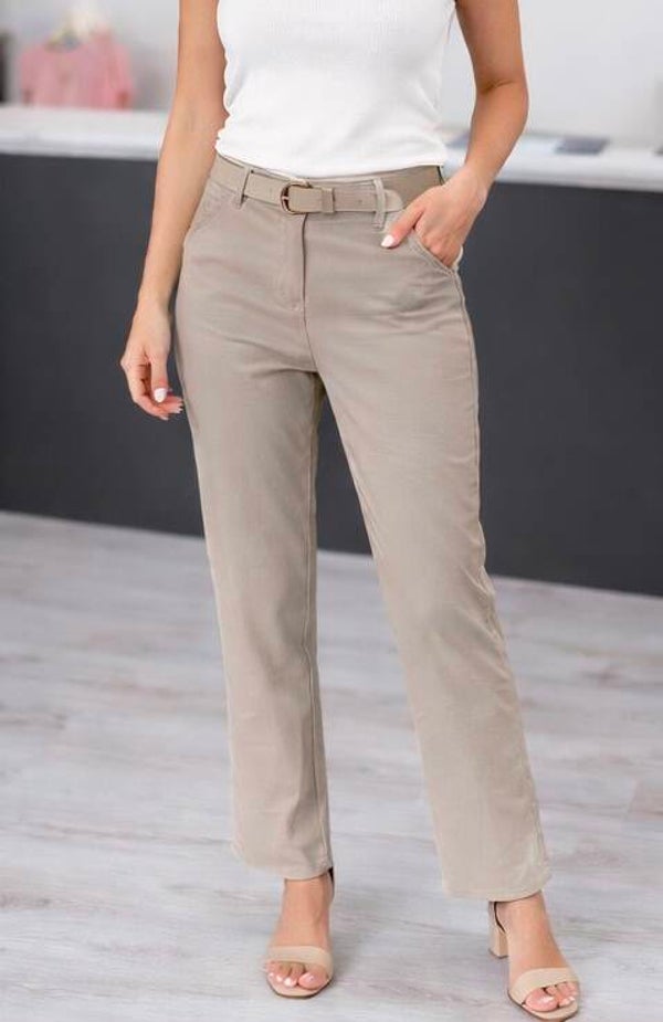 Pantalon: Taupe