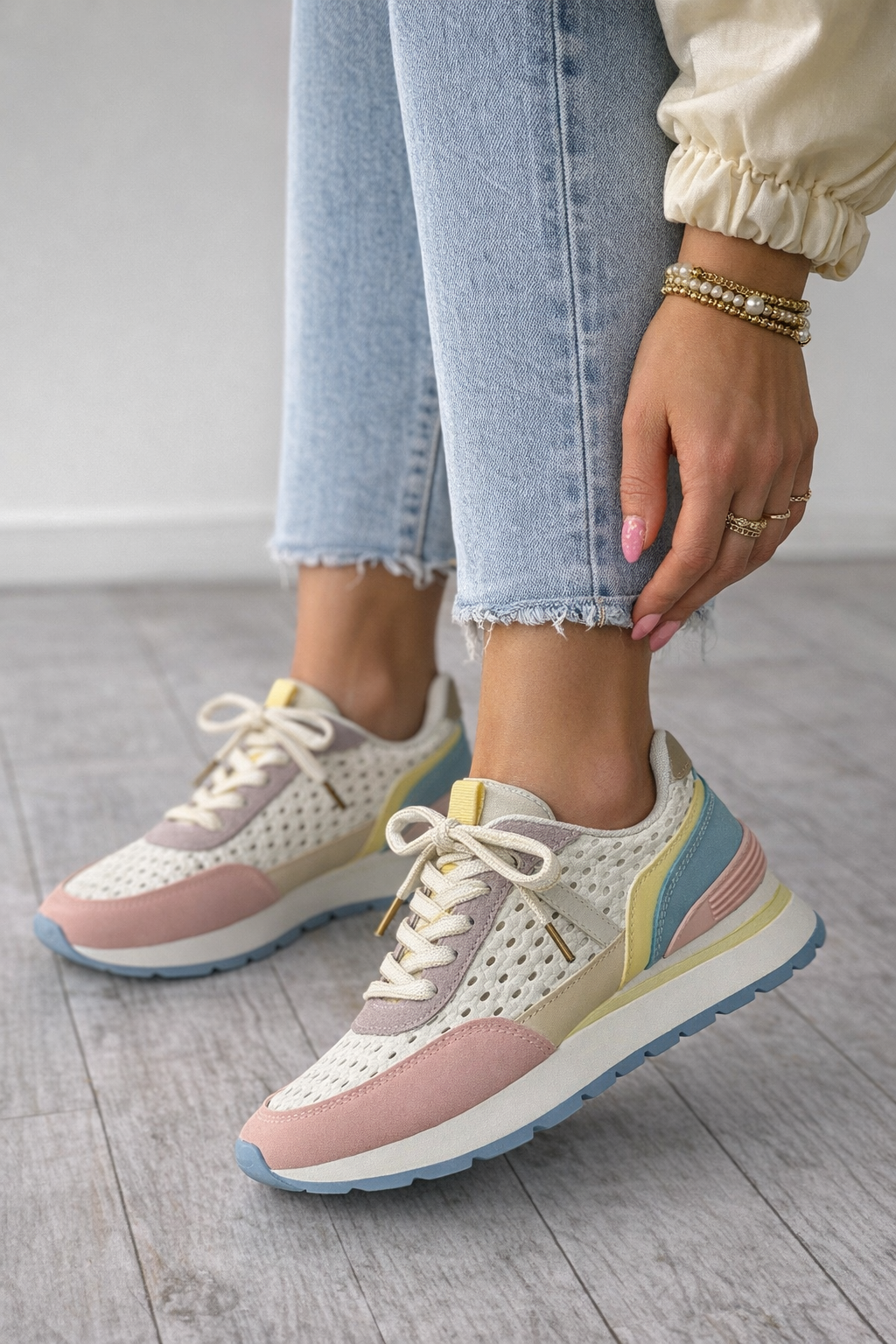 Schoenen: Sneakers Pastel Dream