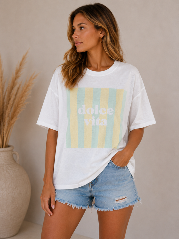 T-shirt: Dolce Vita Mint