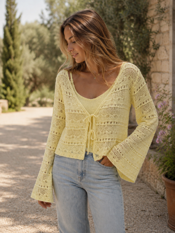 Vest: Romantic Geel