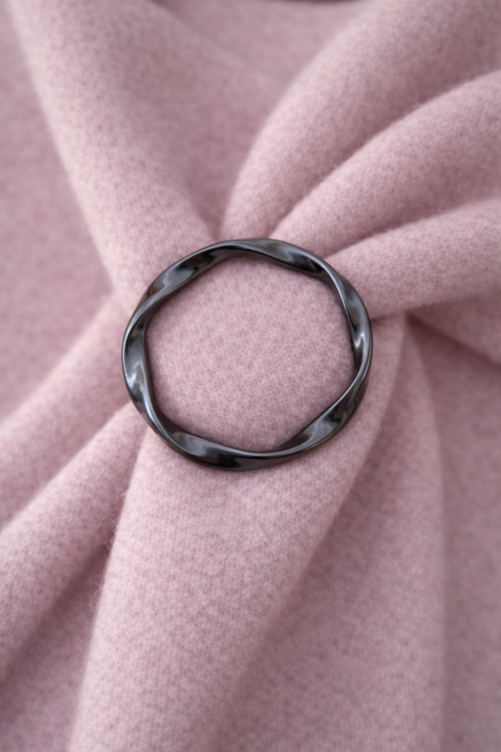 Accessoire: Sjaal en kettingring Donker Grijs