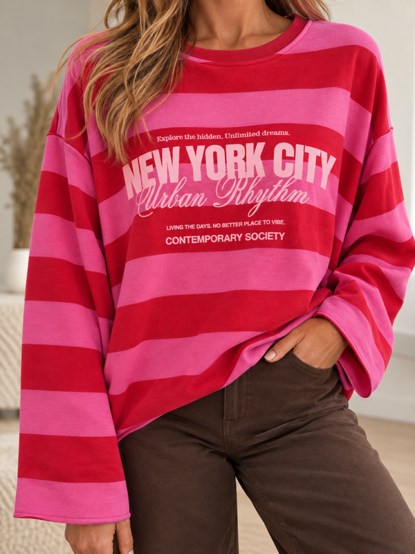 Sweater: New York City Roze