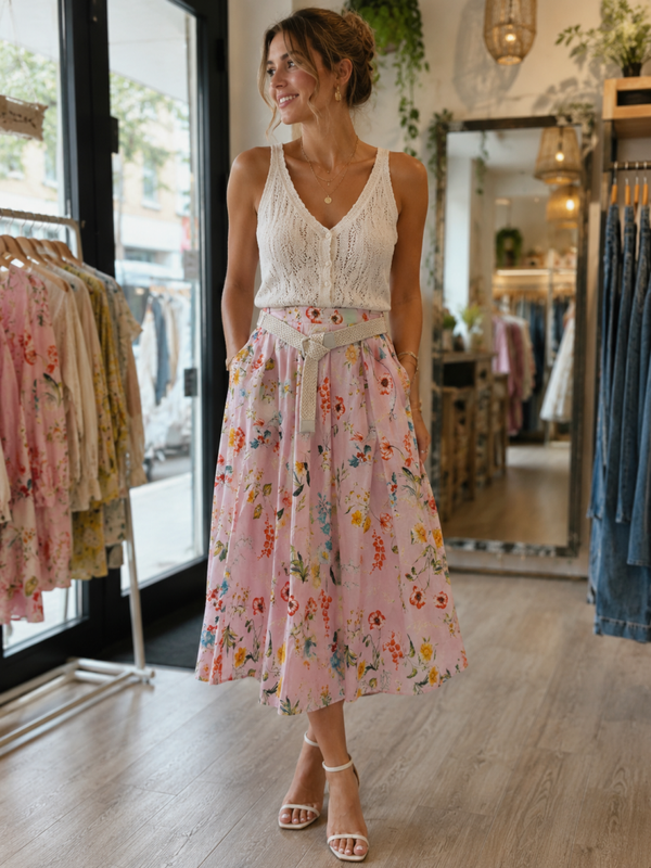 Rok: Flower Roze